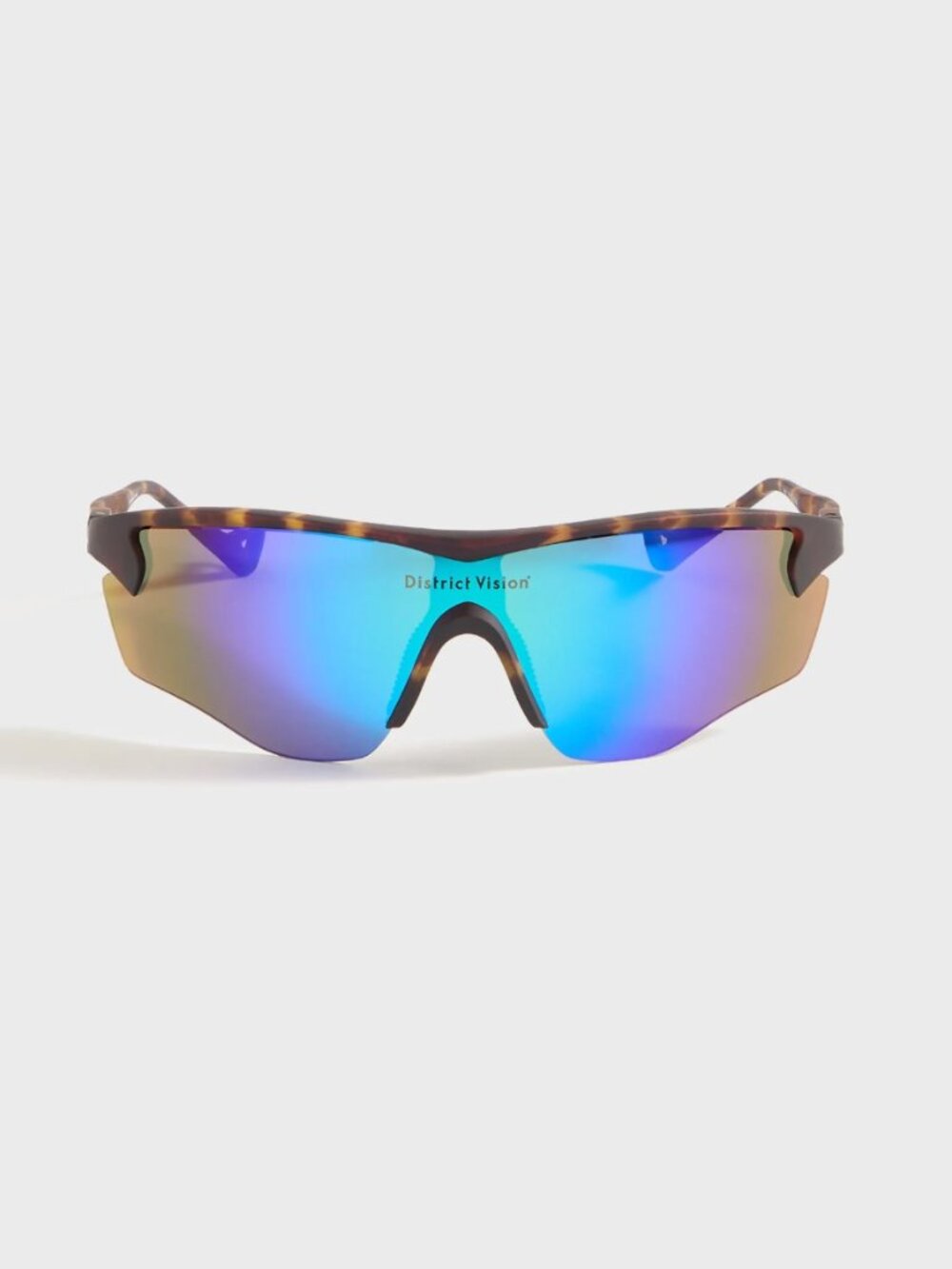 DISTRICT VISION Junya Racer Tortoise, D+ Blue Mirror